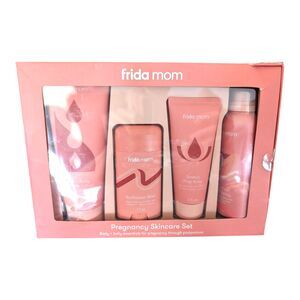 Frida Mom Pregnancy Skincare Set 4 Piece Body Belly Essentials Gift Set Box New